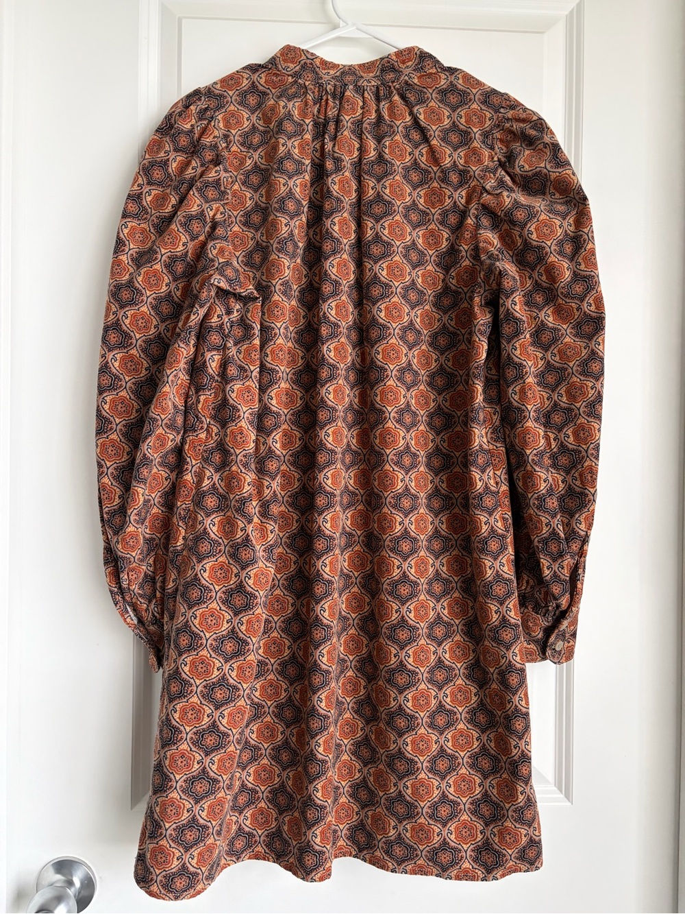 Banana Republic Solari Corduroy Mini Dress in the Beachwood print, size XS. - Picture 3 of 7